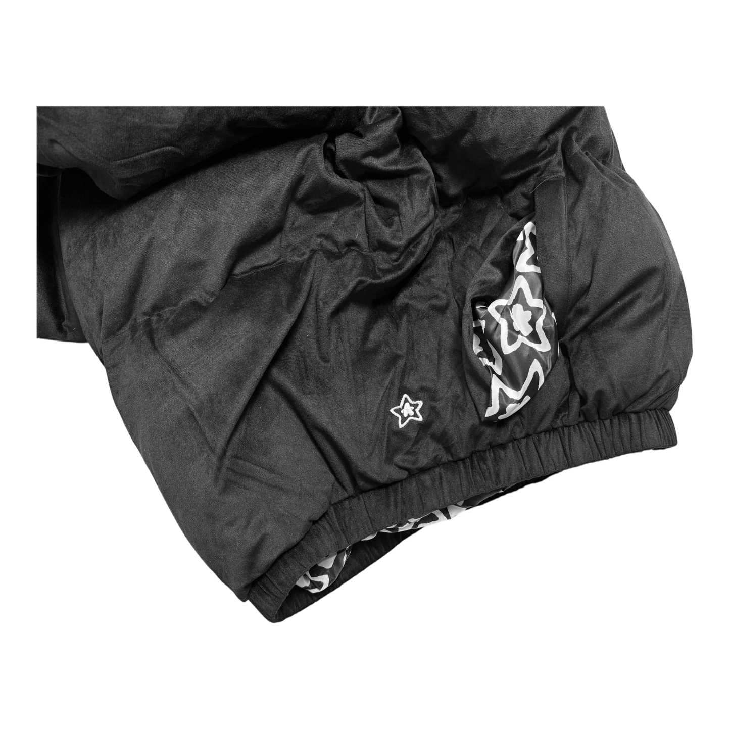 VELVET PUFFER JACKET