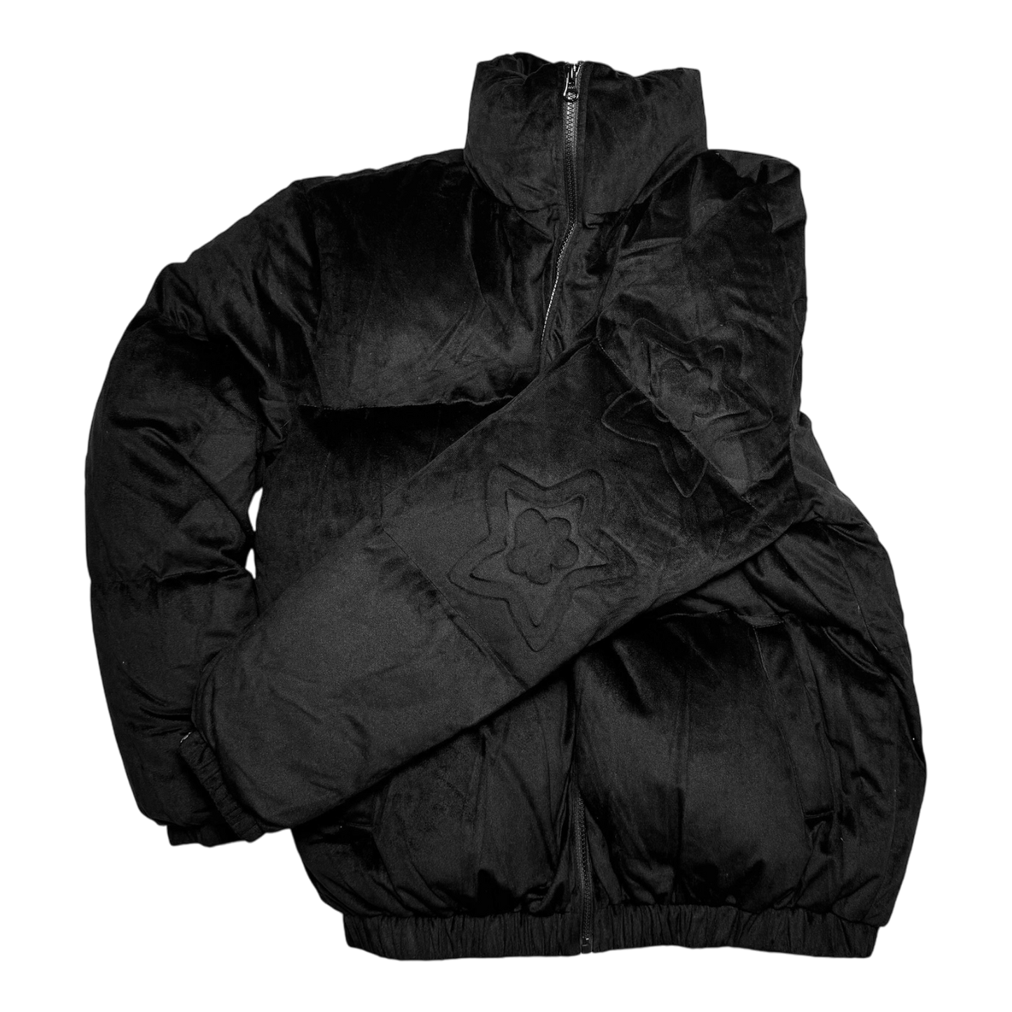 VELVET PUFFER JACKET