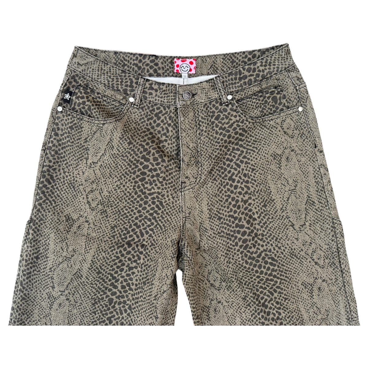 SNAKESKIN STAR JEANS