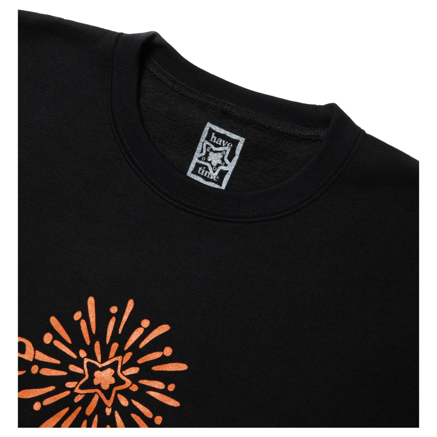 have a good time crewneck black