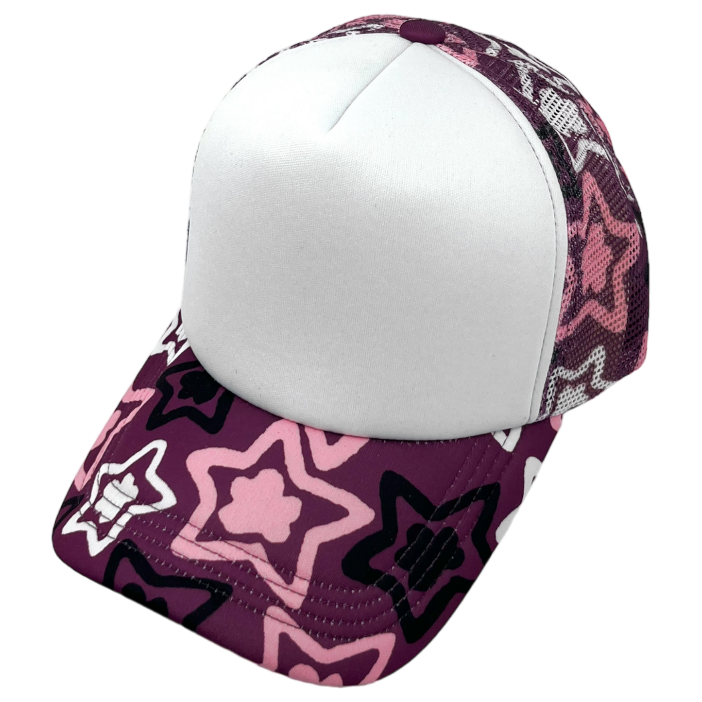 PURPLE TRUCKER HAT