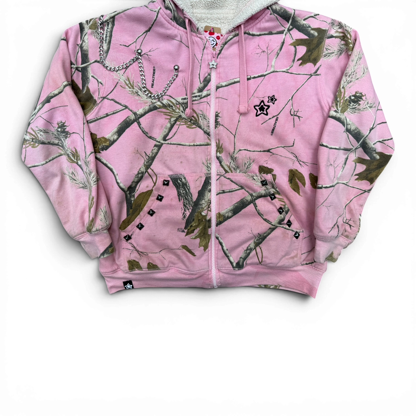 PINK CAMO HOODIE