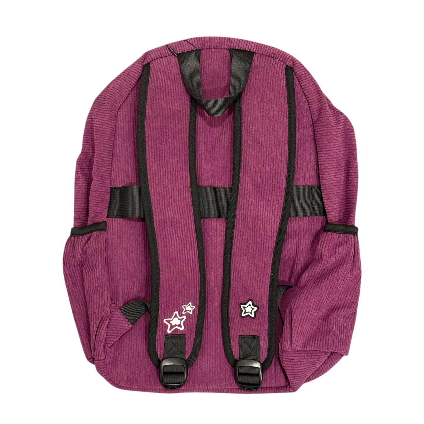 PURPLE CORDUROY BACKPACK
