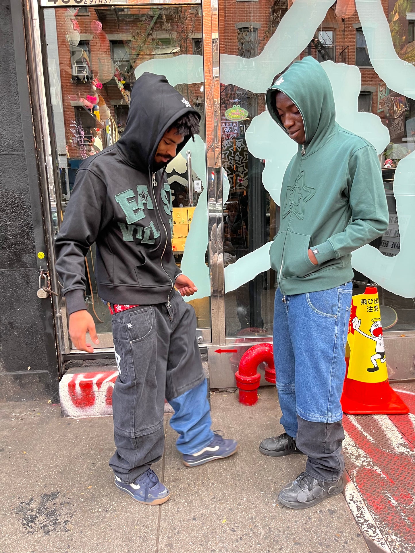 EAST VILLAGE ZIP UP HOODIE