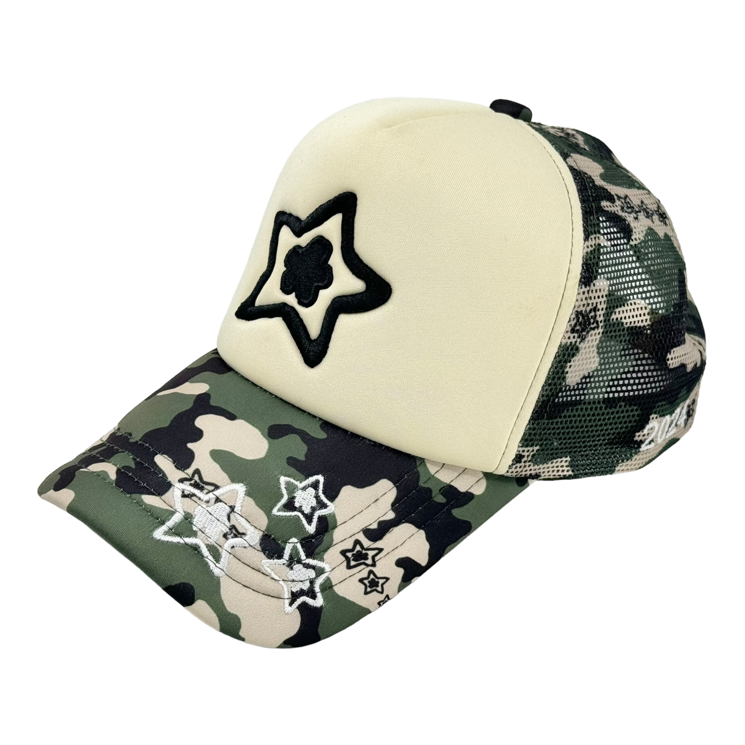 CAMO FOAM TRUCKER HAT – The Star Team - ベースボールキャップ