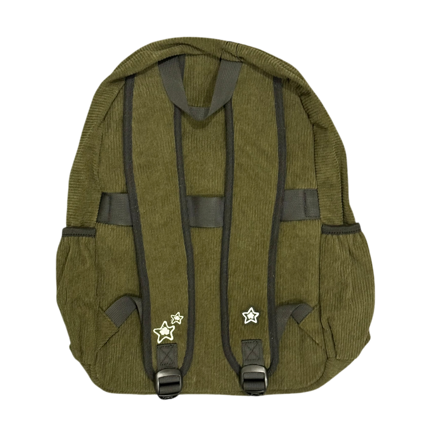 OLIVE CORDUROY BACKPACK