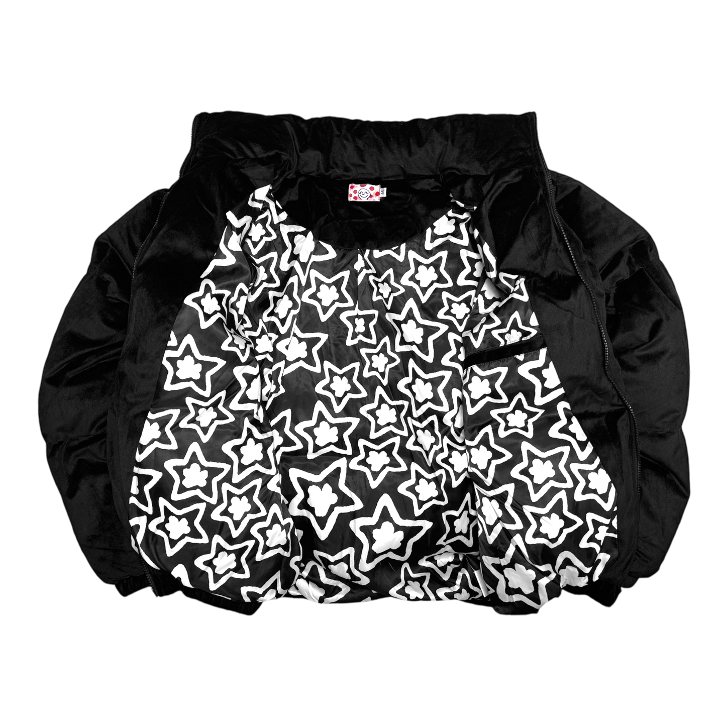 VELVET PUFFER JACKET