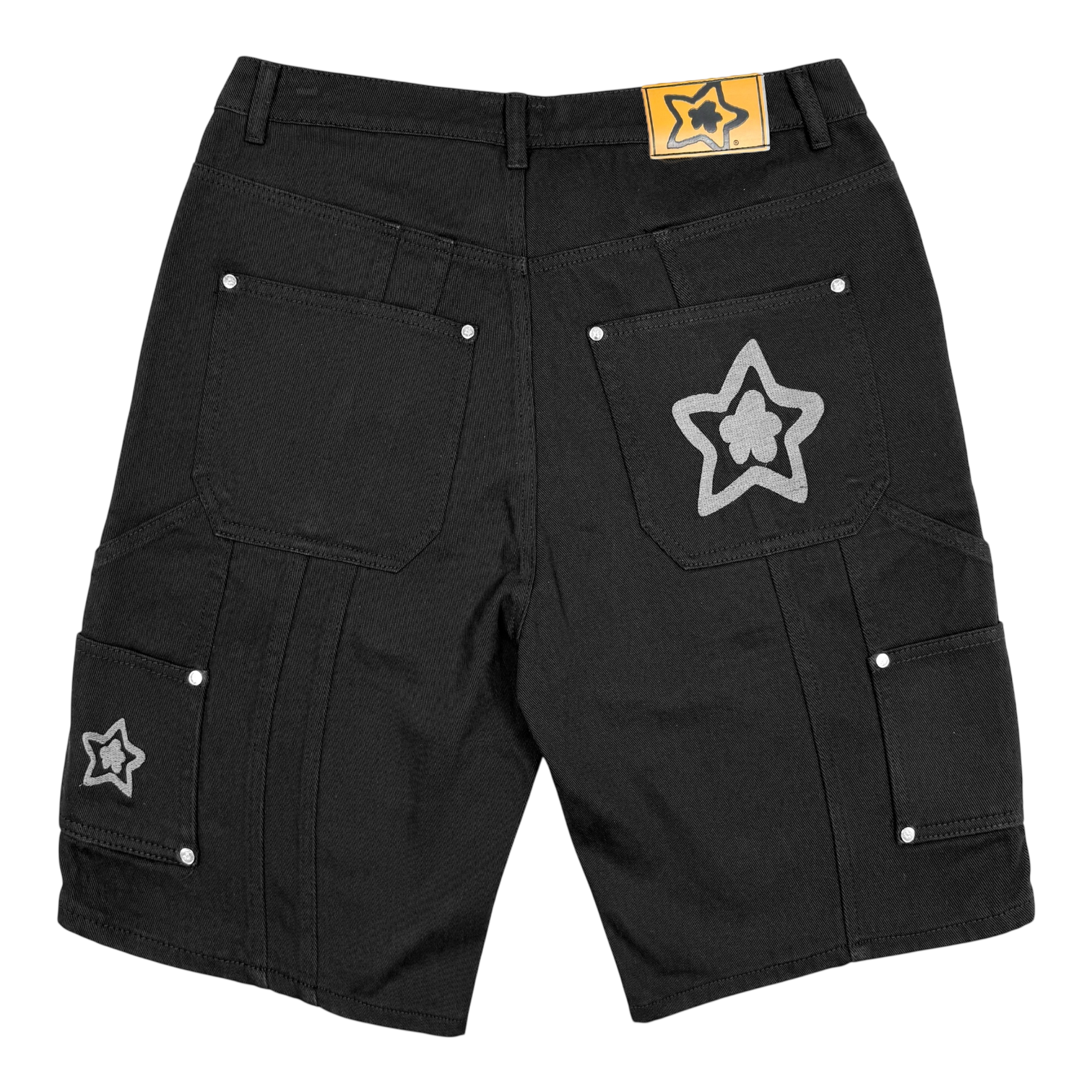 チ*ー様 starteam DOUBLE KNEE 32 DOUBLE KNEE SEAM JEAN SHORTS BLACK – The Star Team