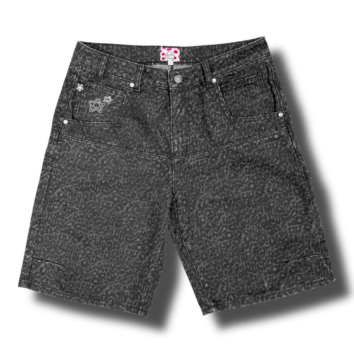LEOPARD DROP SHORTS