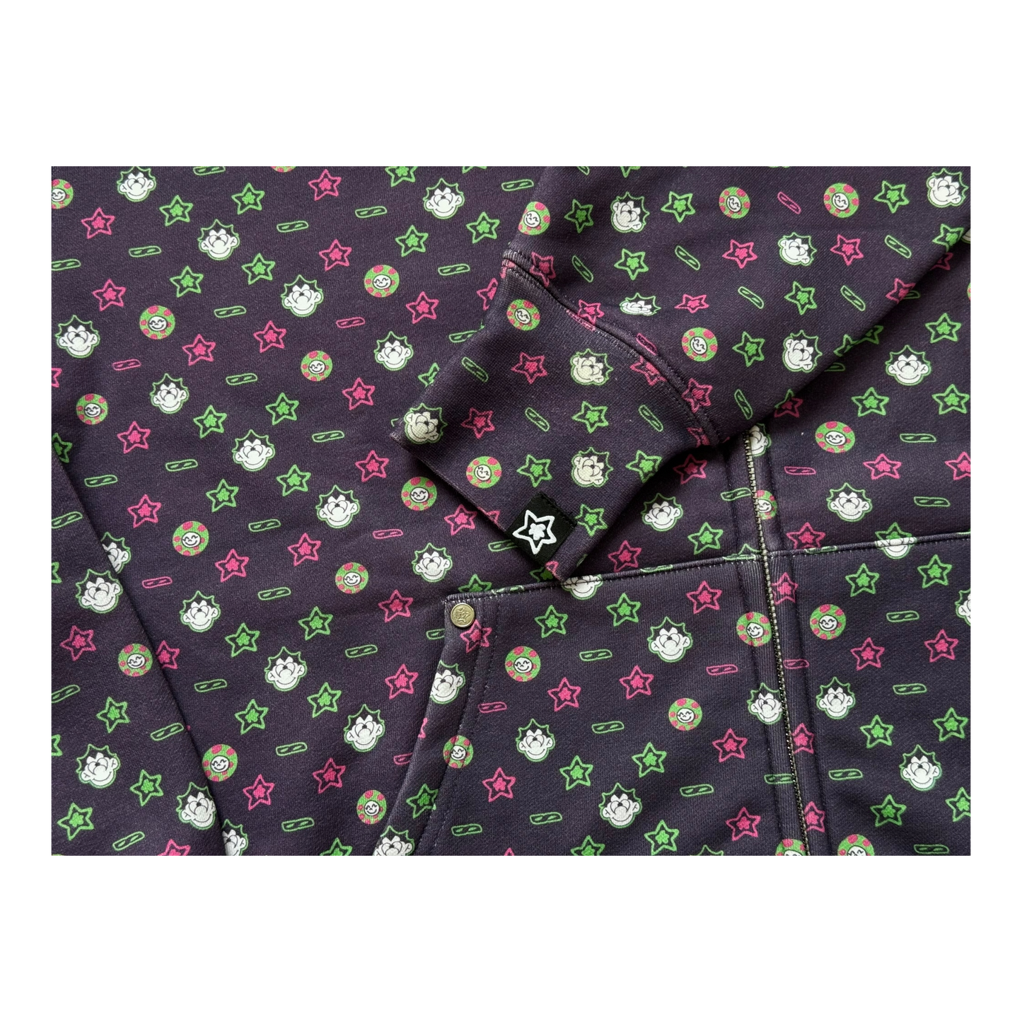 STARGIRL & ESPI FULL ZIP HOODIE PURPLE