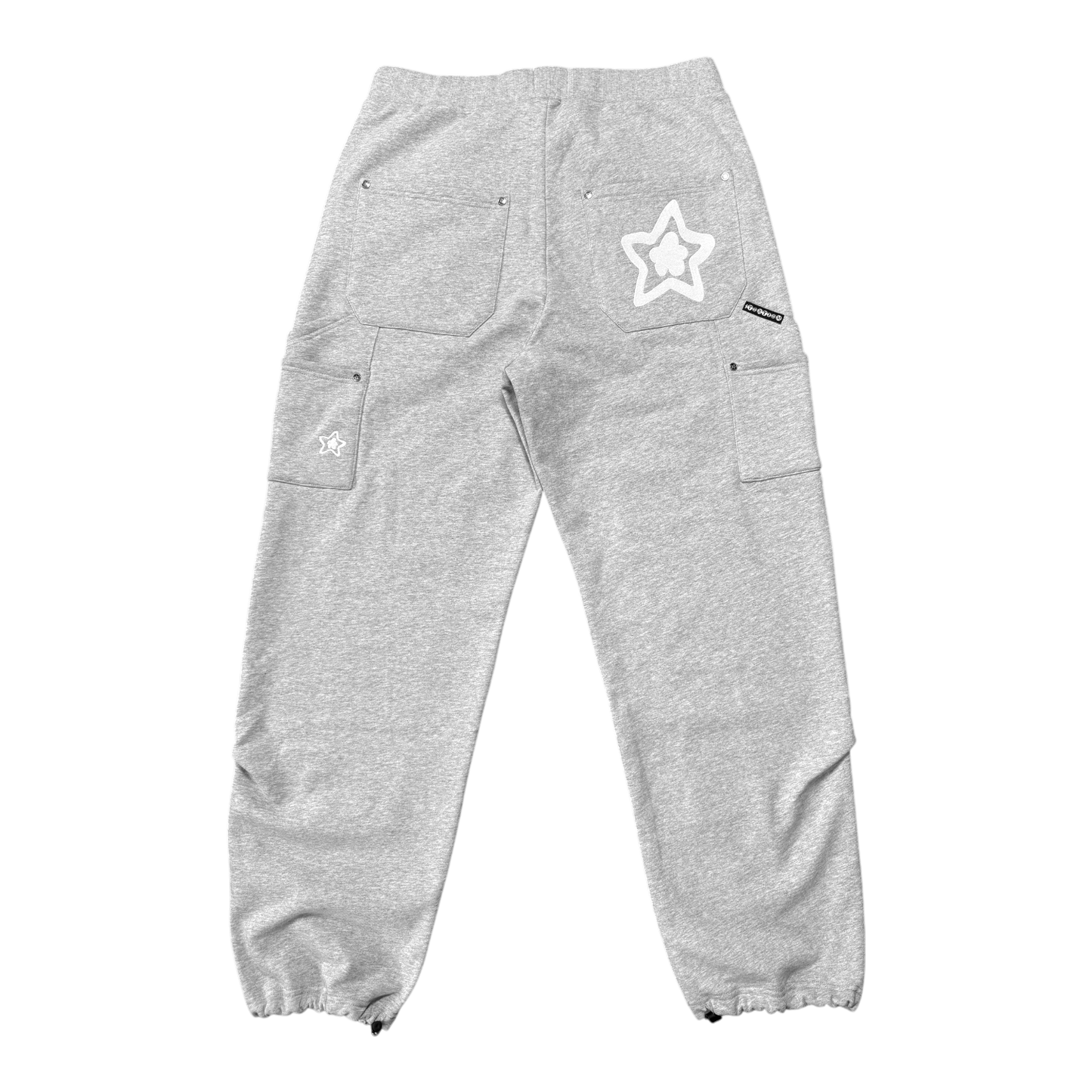 LEOPARD SWEATPANTS GREY