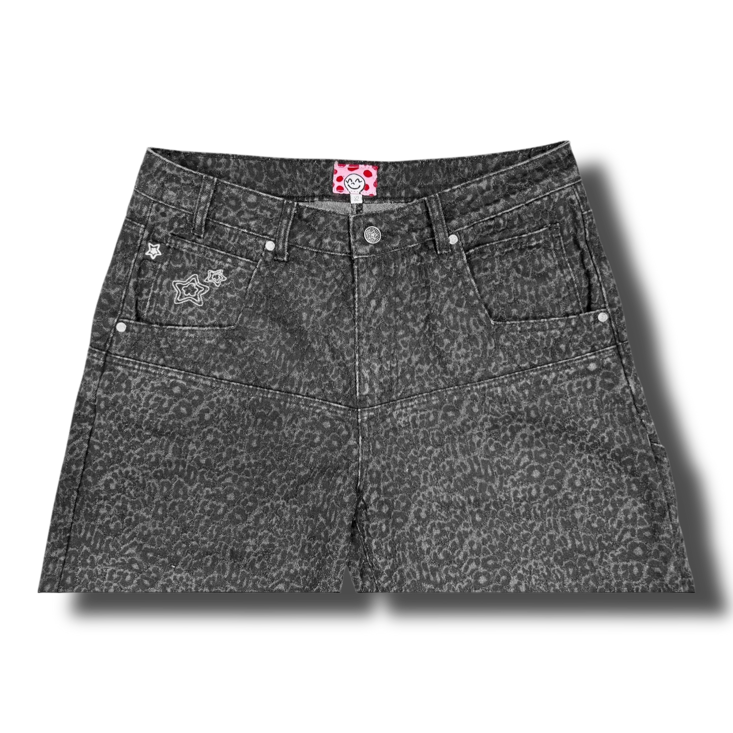 LEOPARD DROP SHORTS