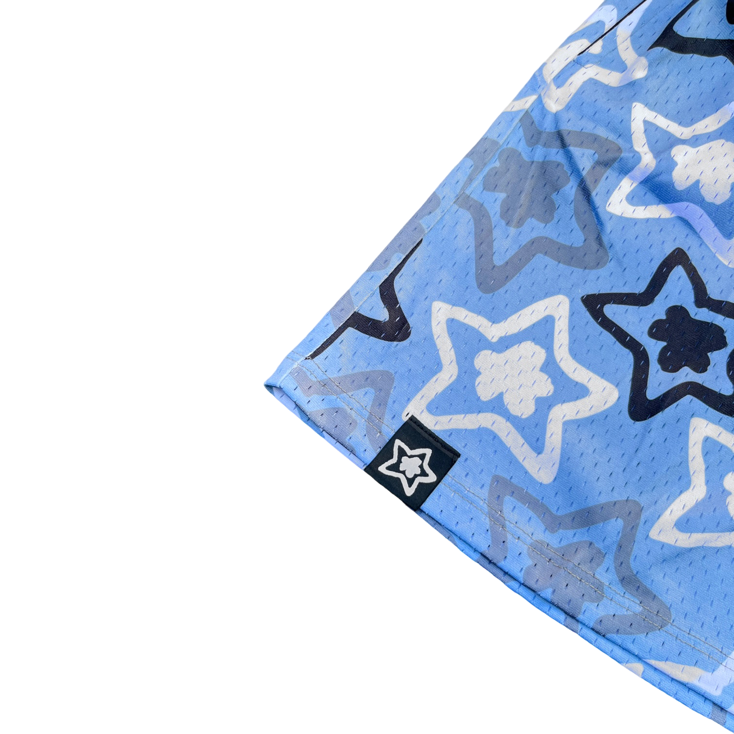 BLUE MESH SHORTS