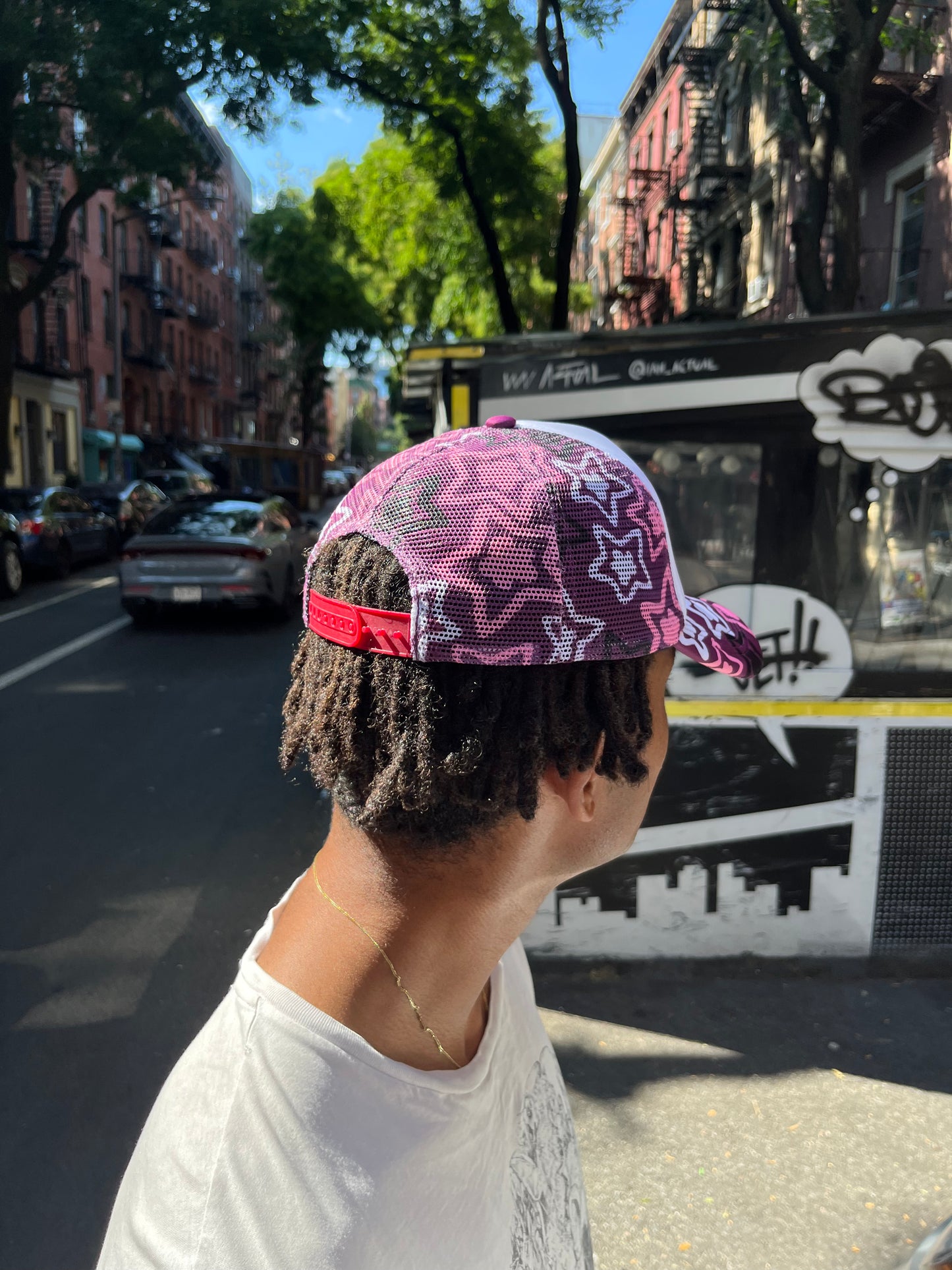 PURPLE TRUCKER HAT