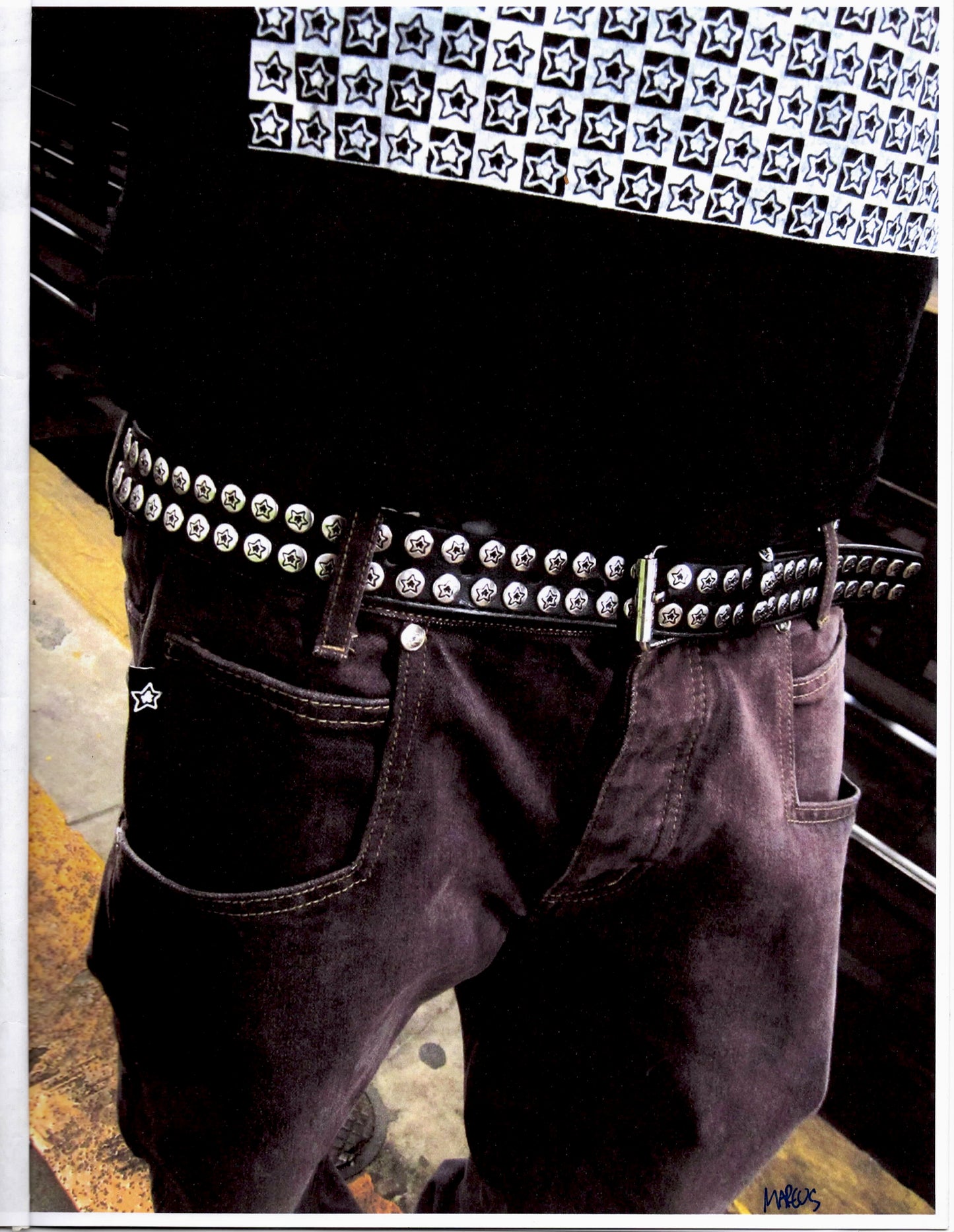 STUDDED STAR BELT
