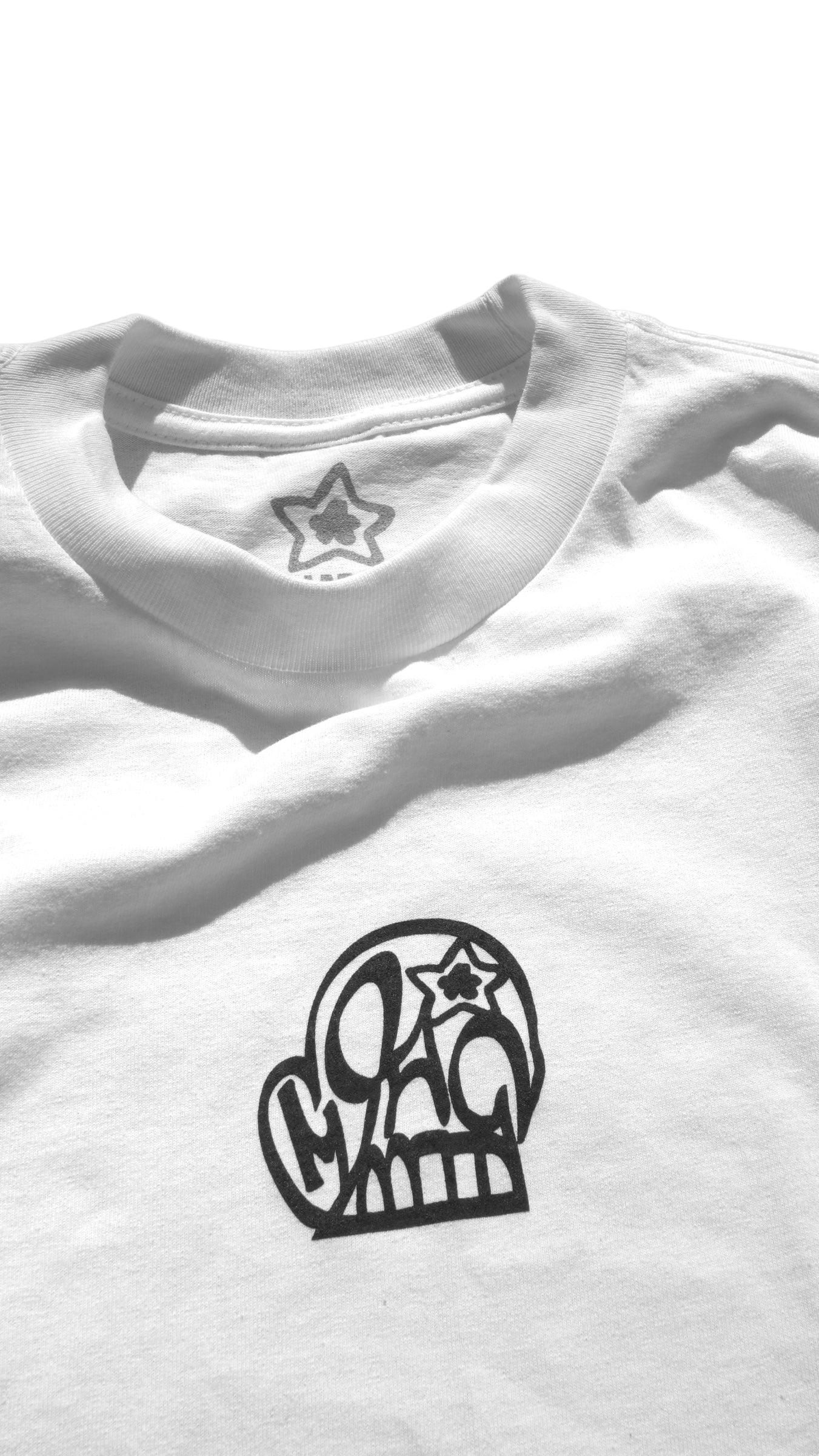 KATSU STAR TEE (white)
