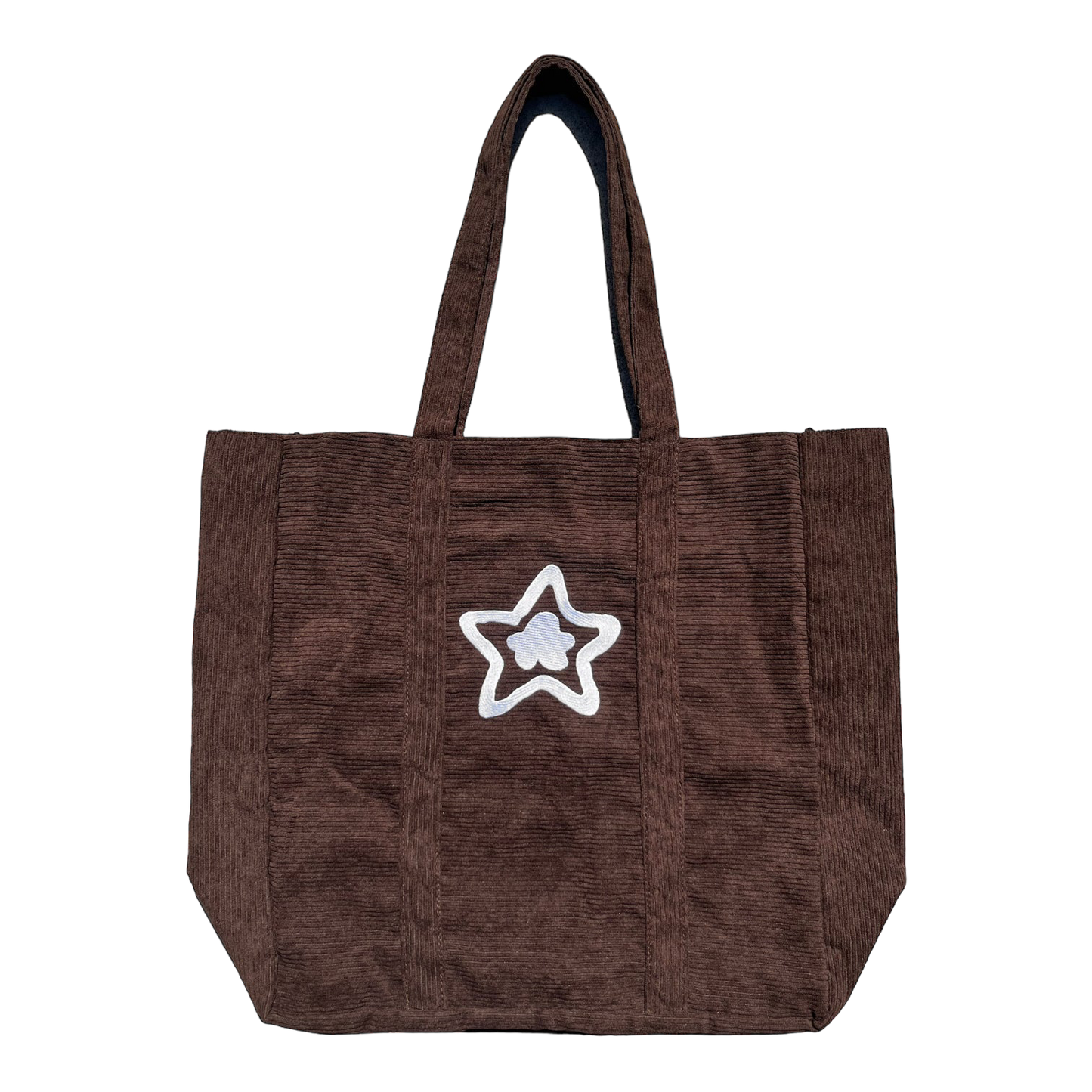 BROWN STAR TOTE