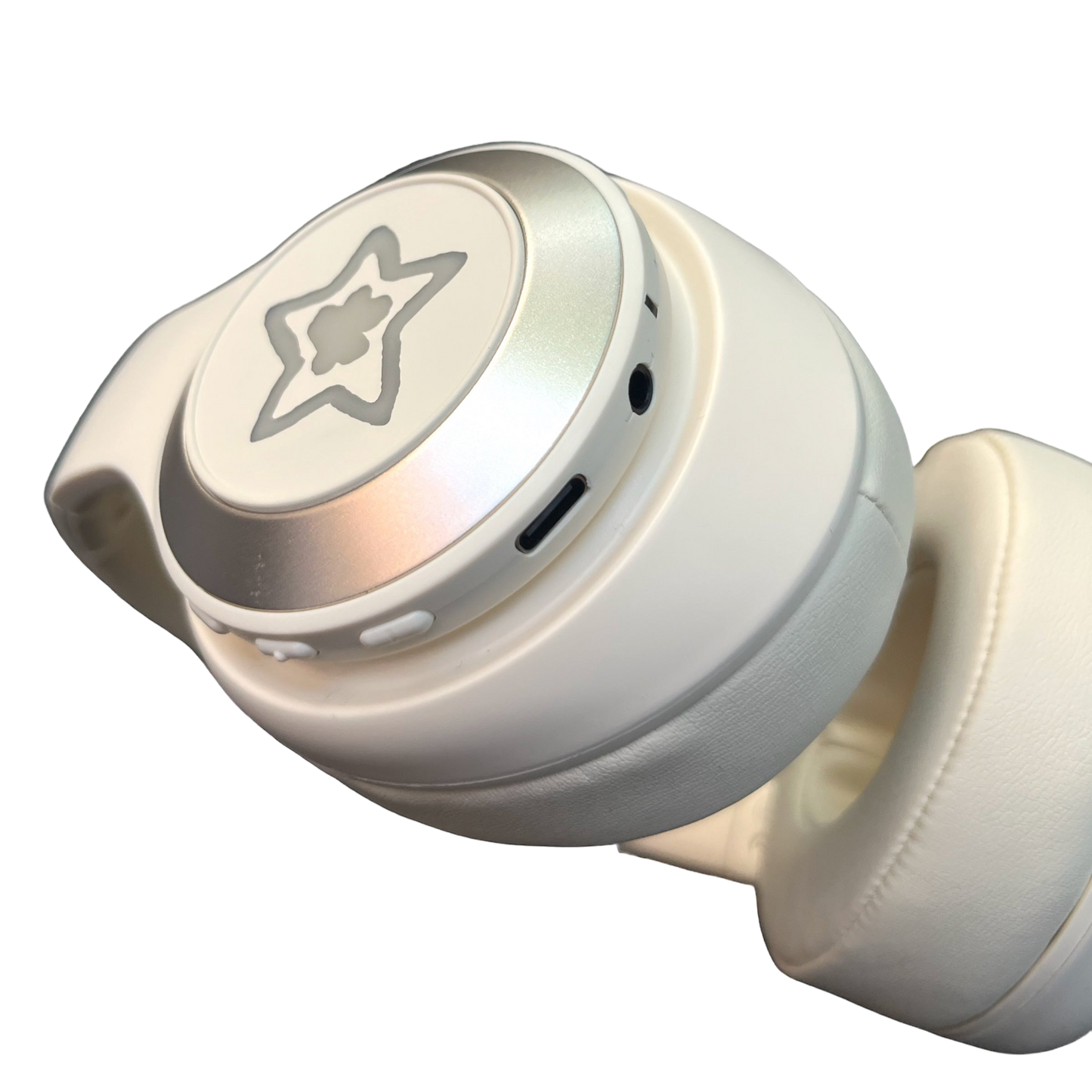 CREAM STAR HEADPHONES