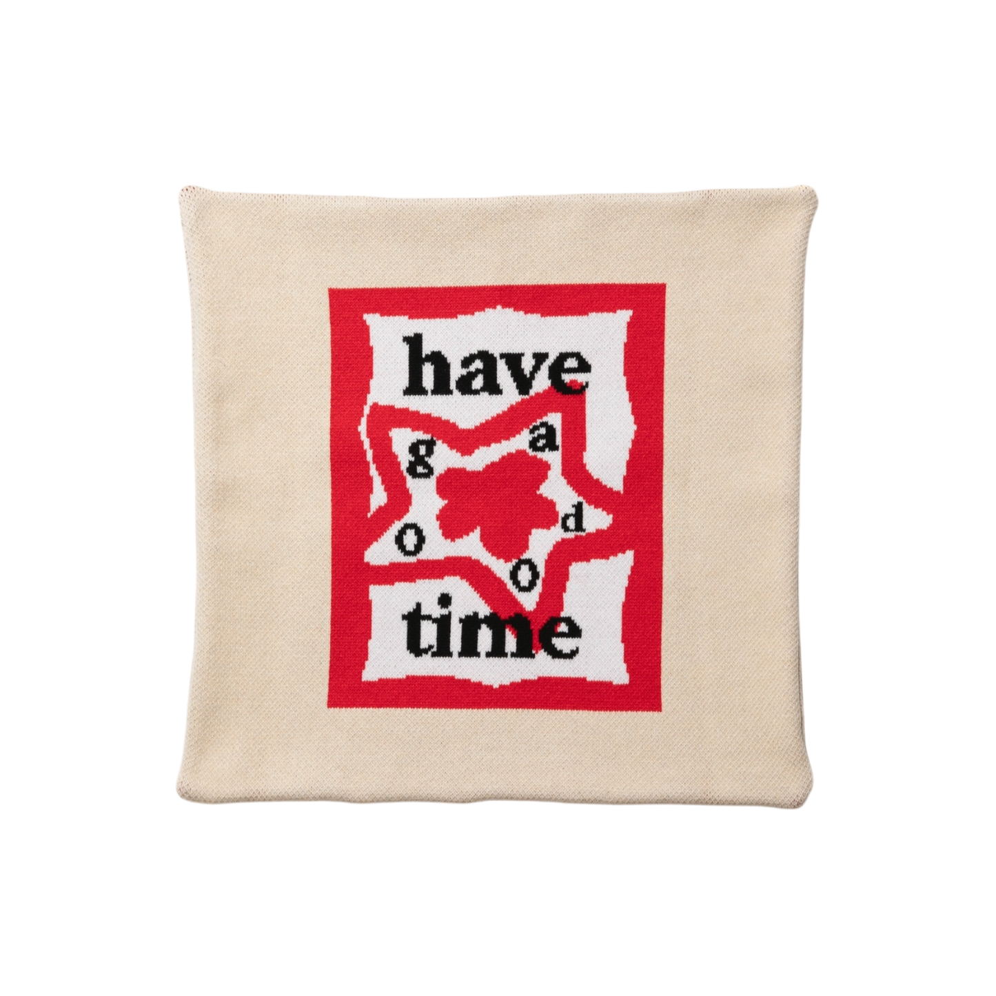 HAVE A GOOD TIME PILLOW COVER SAND