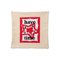 HAVE A GOOD TIME PILLOW COVER SAND