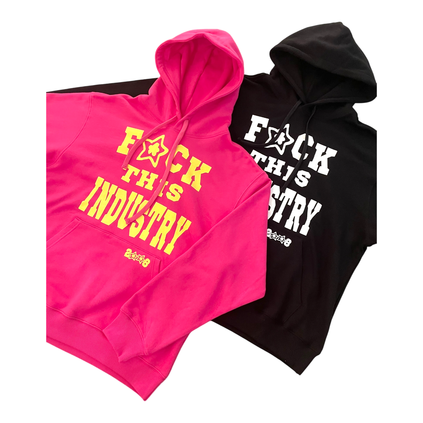 FUCK THIS INDUSTRY HOODIE PINK