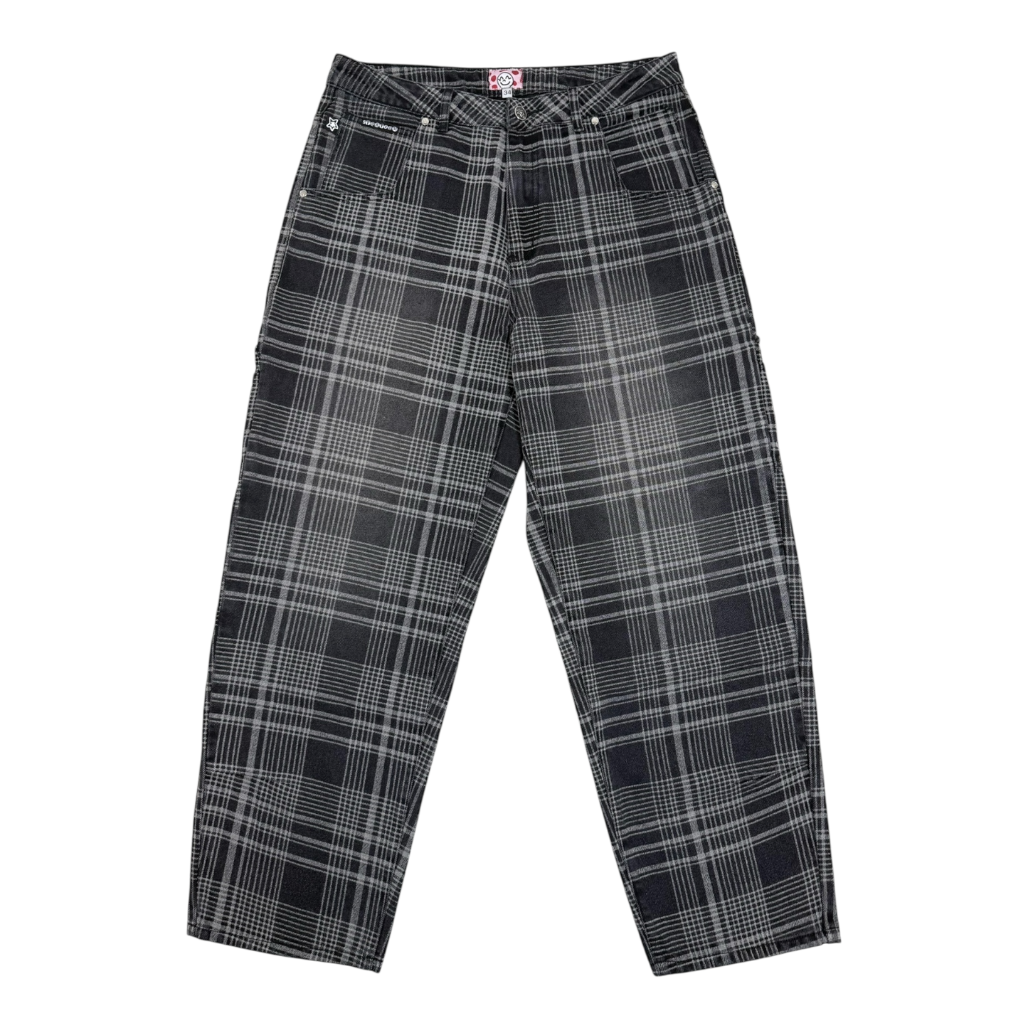 PLAID JEAN BLACK