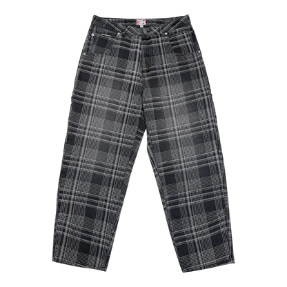 PLAID JEAN BLACK