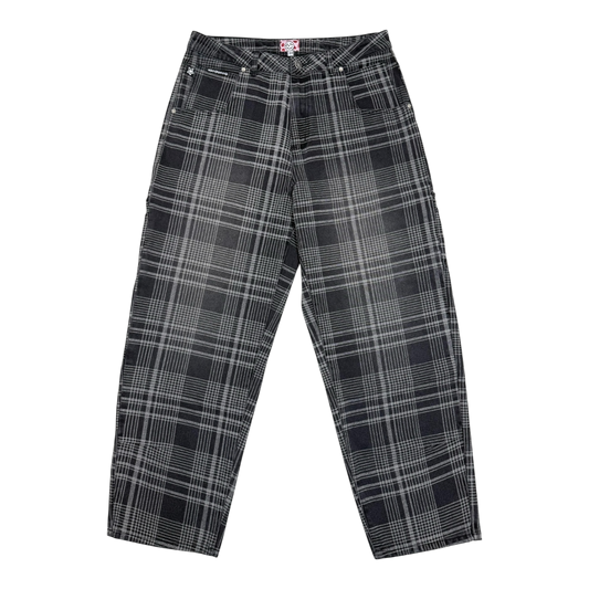 PLAID JEAN BLACK