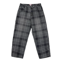 PLAID JEAN BLACK