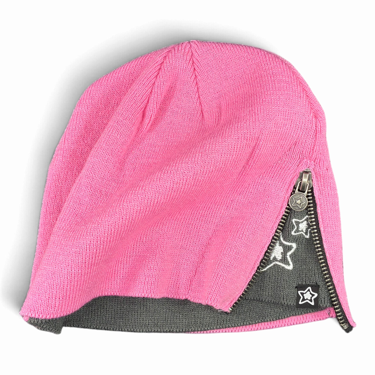 PINK ZIPPER SKULLY