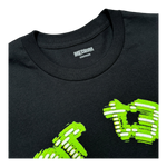 st@rt3@m SHIRT BLACK