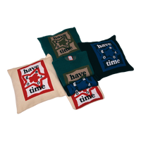 HAVE A GOOD TIME PILLOW COVER BLACK