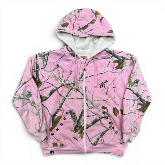 PINK CAMO HOODIE
