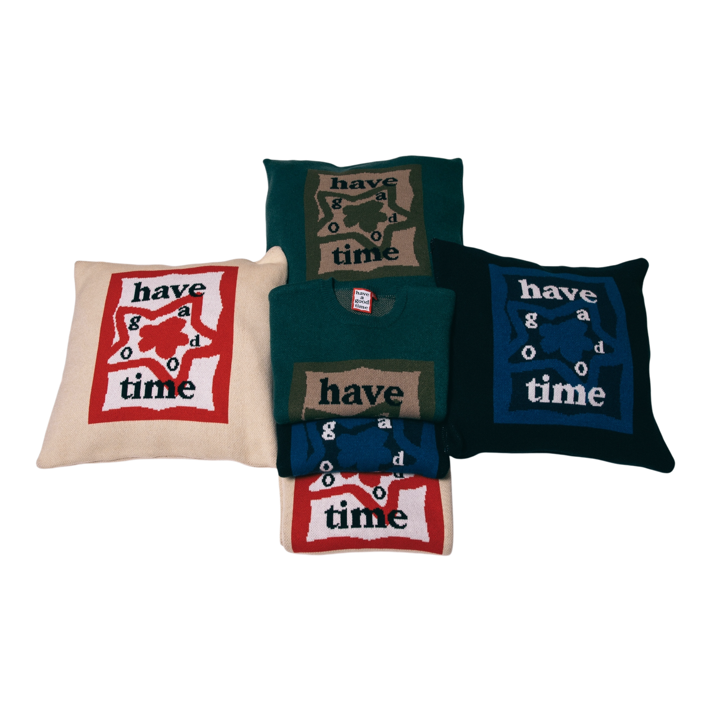 HAVE A GOOD TIME PILLOW COVER SAND