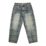PLAID JEAN BLUE