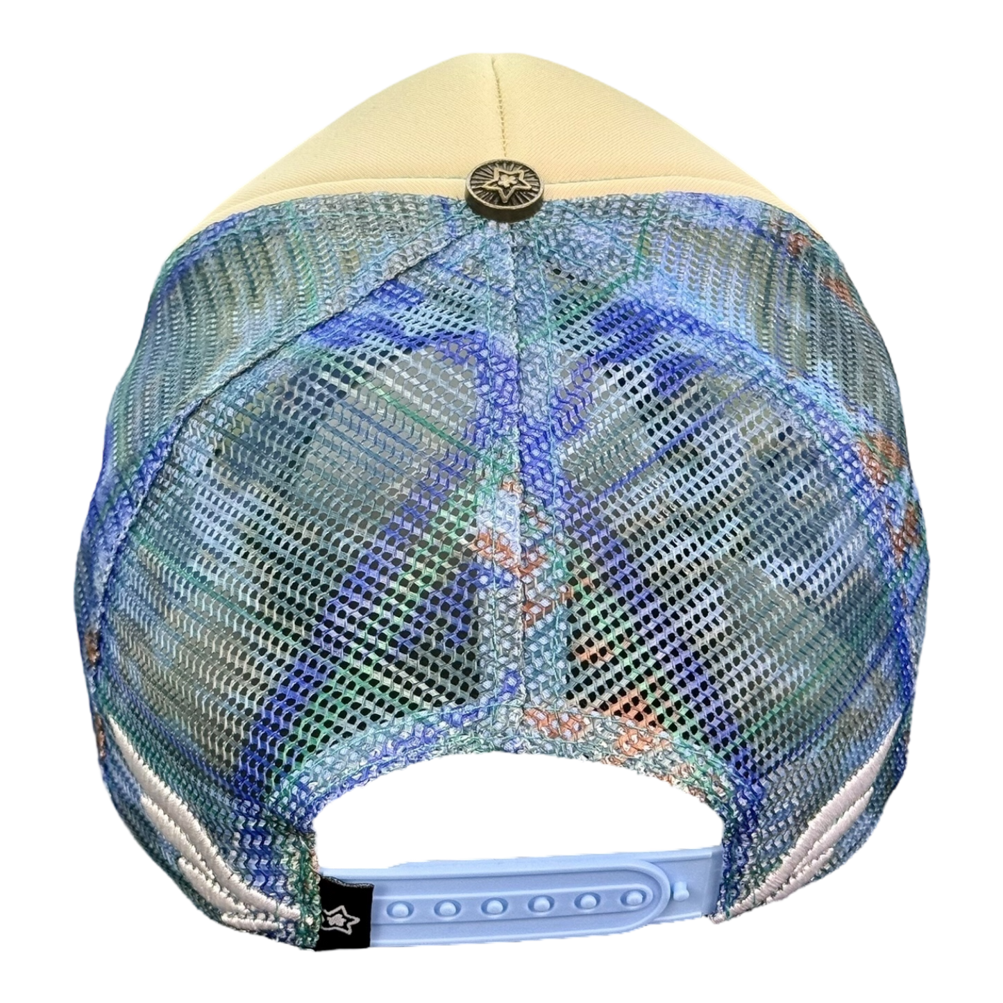 FOAM TRUCKER HAT CAMO BLUE
