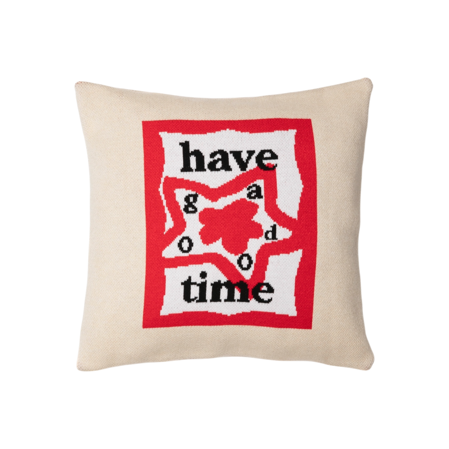 HAVE A GOOD TIME PILLOW COVER SAND