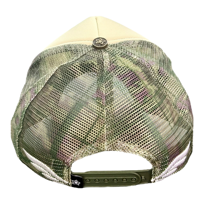 FOAM TRUCKER HAT CAMO GREEN