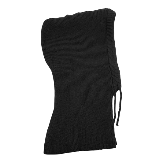 BLACK KNIT BALACLAVA