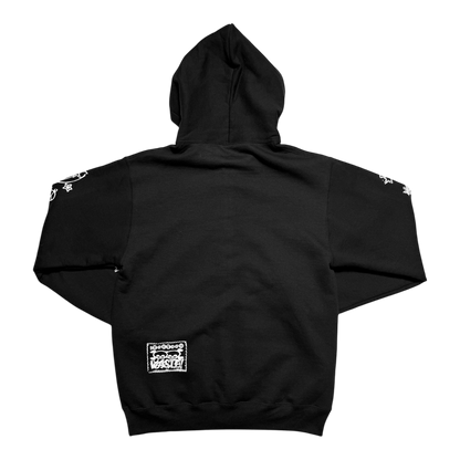 WASTE HOODIE BLACK