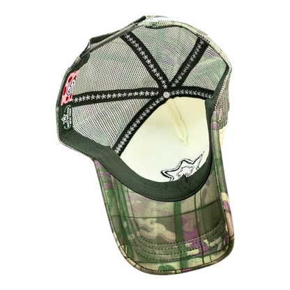 FOAM TRUCKER HAT CAMO GREEN