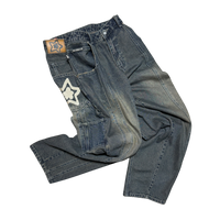 SEAM JEANS WASHED BLUE