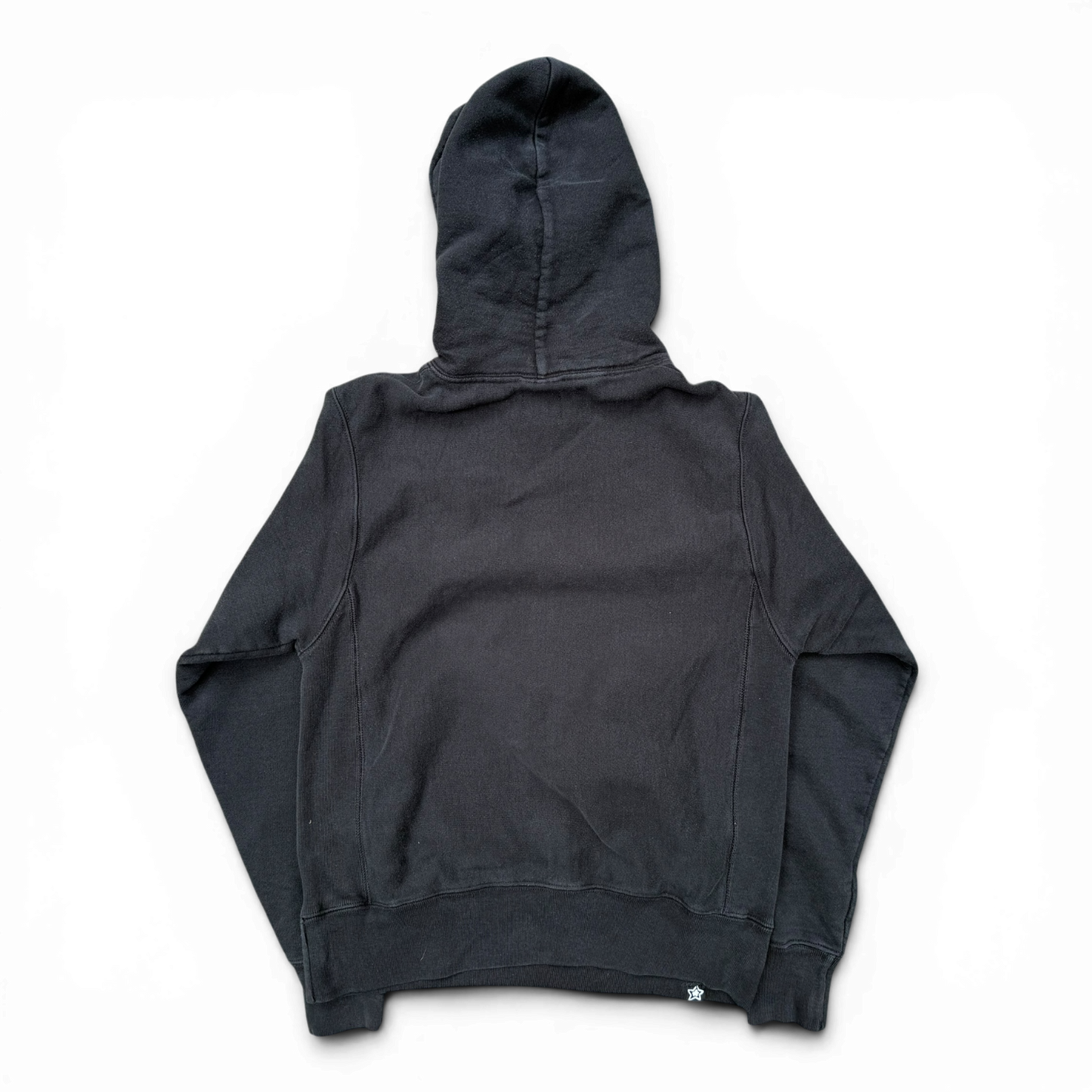 BLACK LEOPARD PATCH HOODIE