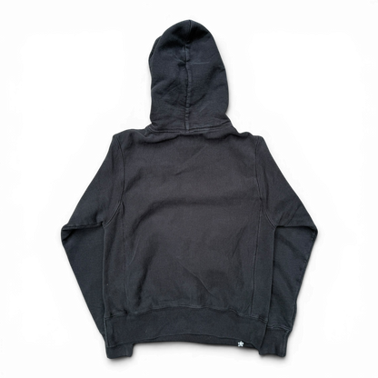 BLACK LEOPARD PATCH HOODIE