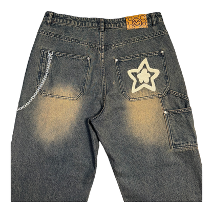 CHAIN JEANS BLUE – The Star Team