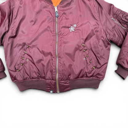 BOMBER JACKET MAROON