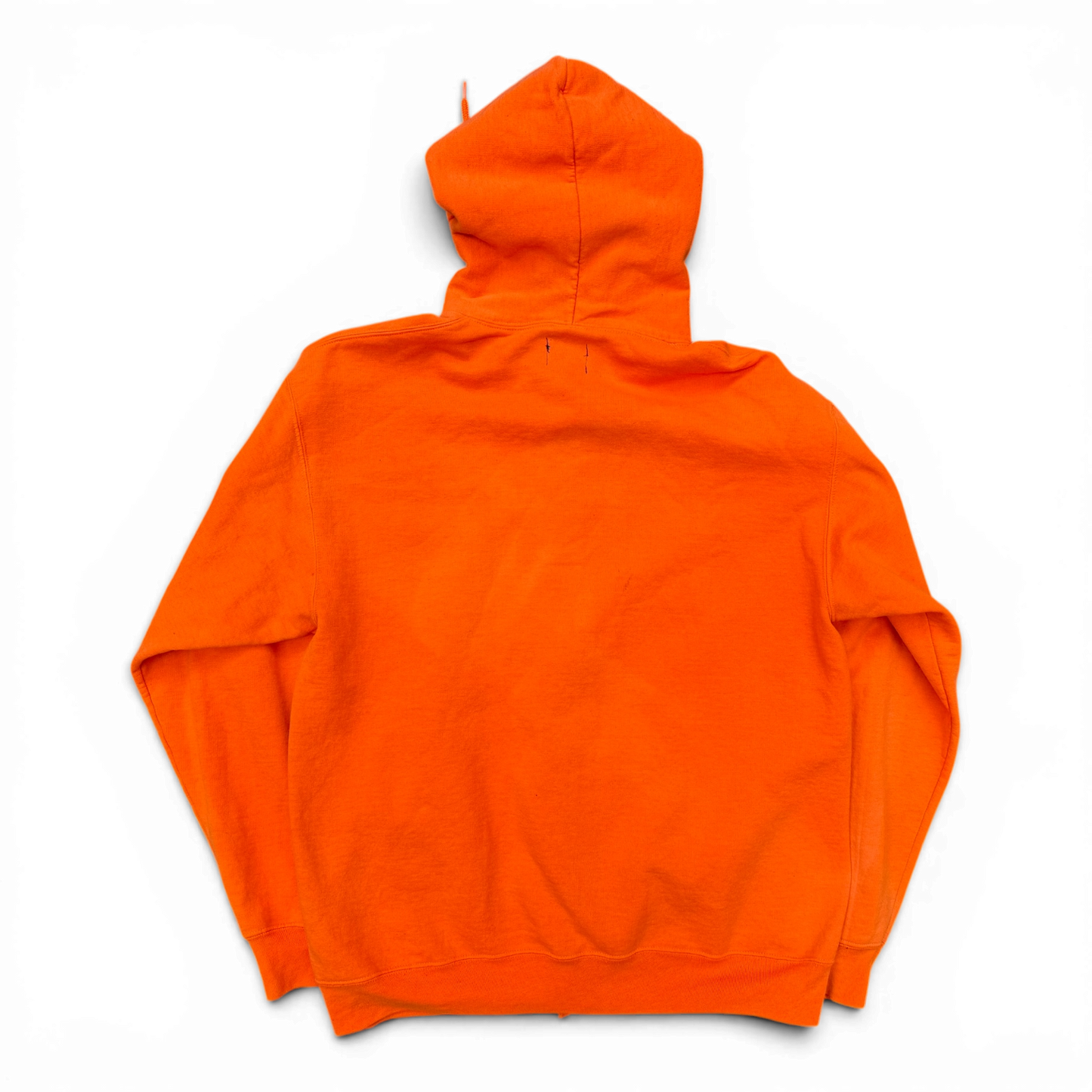 ORANGE ZIP UP HOODIE