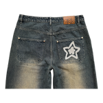 WASHED BLUE STAR JEANS