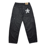 新品未使用』新作starteam leopard jeans black 32 LEOPARD STAR JEANS BLACK – The Star Team