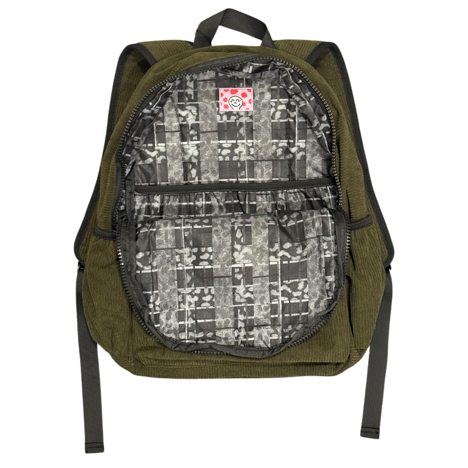 スケートボード Star team olive corduroy backpack OLIVE CORDUROY BACKPACK